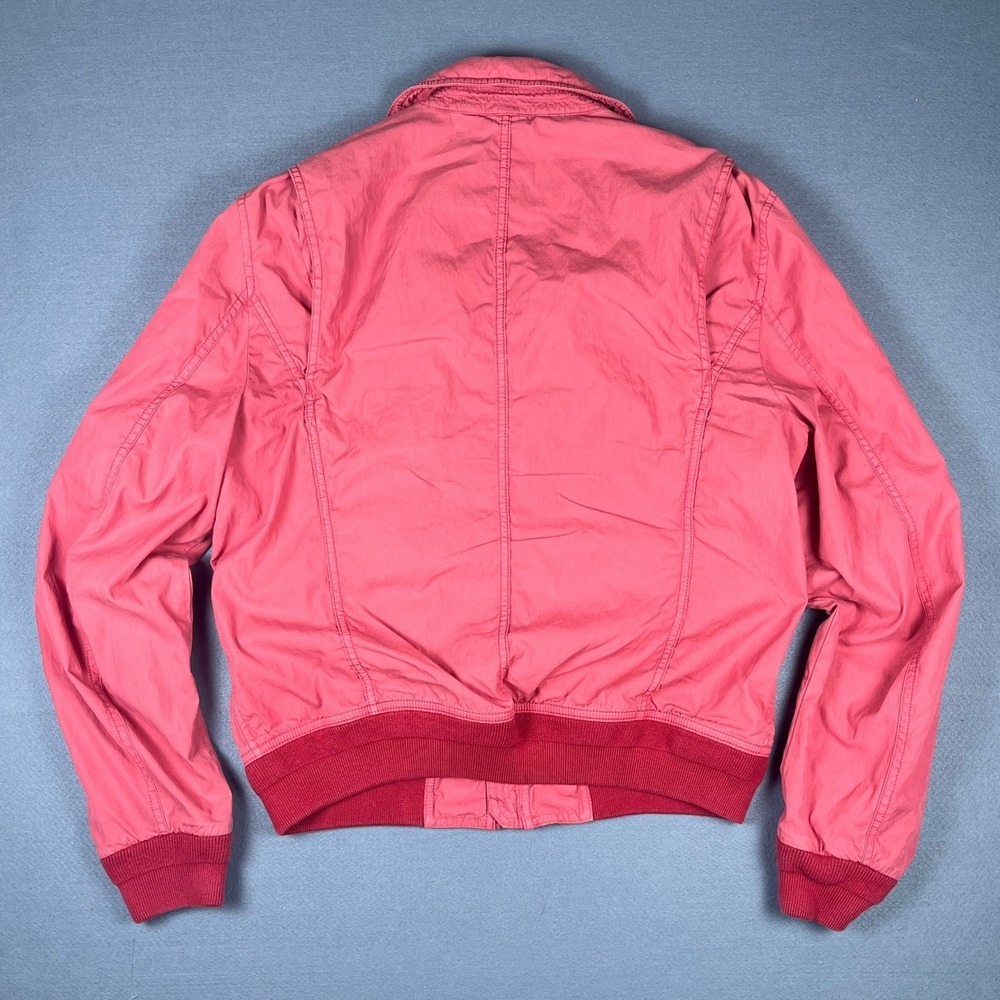 Burberry Brit Mens Bradford Salmon Pink Harrington Bomber Jacket Nova Check L - Picture 5 of 11